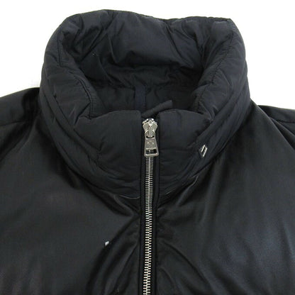 MONCLER 22AW BUGRANE Leather Trim Down Jacket Black Size 1