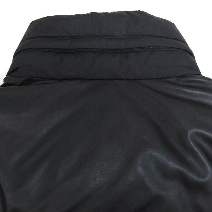 MONCLER 22AW BUGRANE Leather Trim Down Jacket Black Size 1