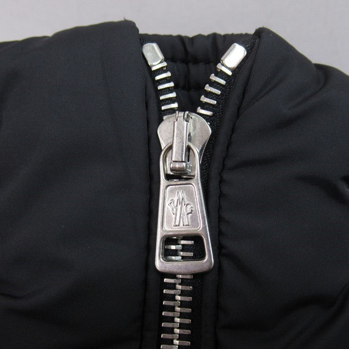 MONCLER 22AW BUGRANE Leather Trim Down Jacket Black Size 1