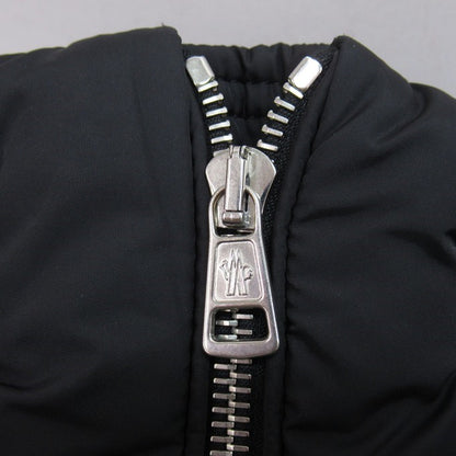 MONCLER 22AW BUGRANE Leather Trim Down Jacket Black Size 1