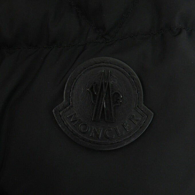 MONCLER 22AW BUGRANE Leather Trim Down Jacket Black Size 1