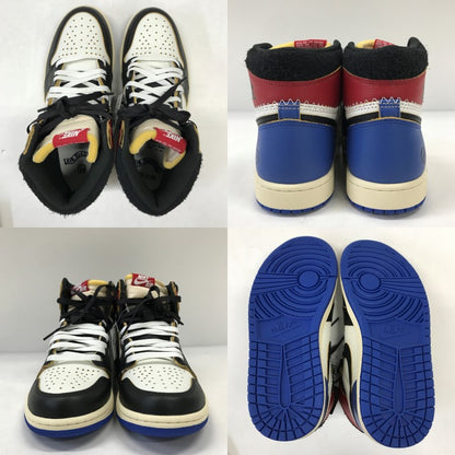 AIR JORDAN Nike Fragment Union 1 High Sneakers Multi Size 26
