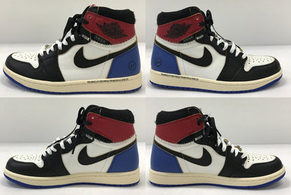 AIR JORDAN Nike Fragment Union 1 High Sneakers Multi Size 26