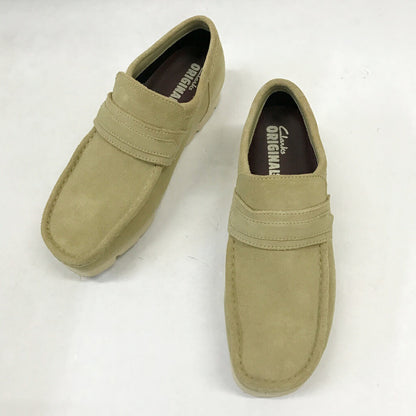 Clarks WallaLoafer GTX Maple Suede Loafer Beige Size 26.5