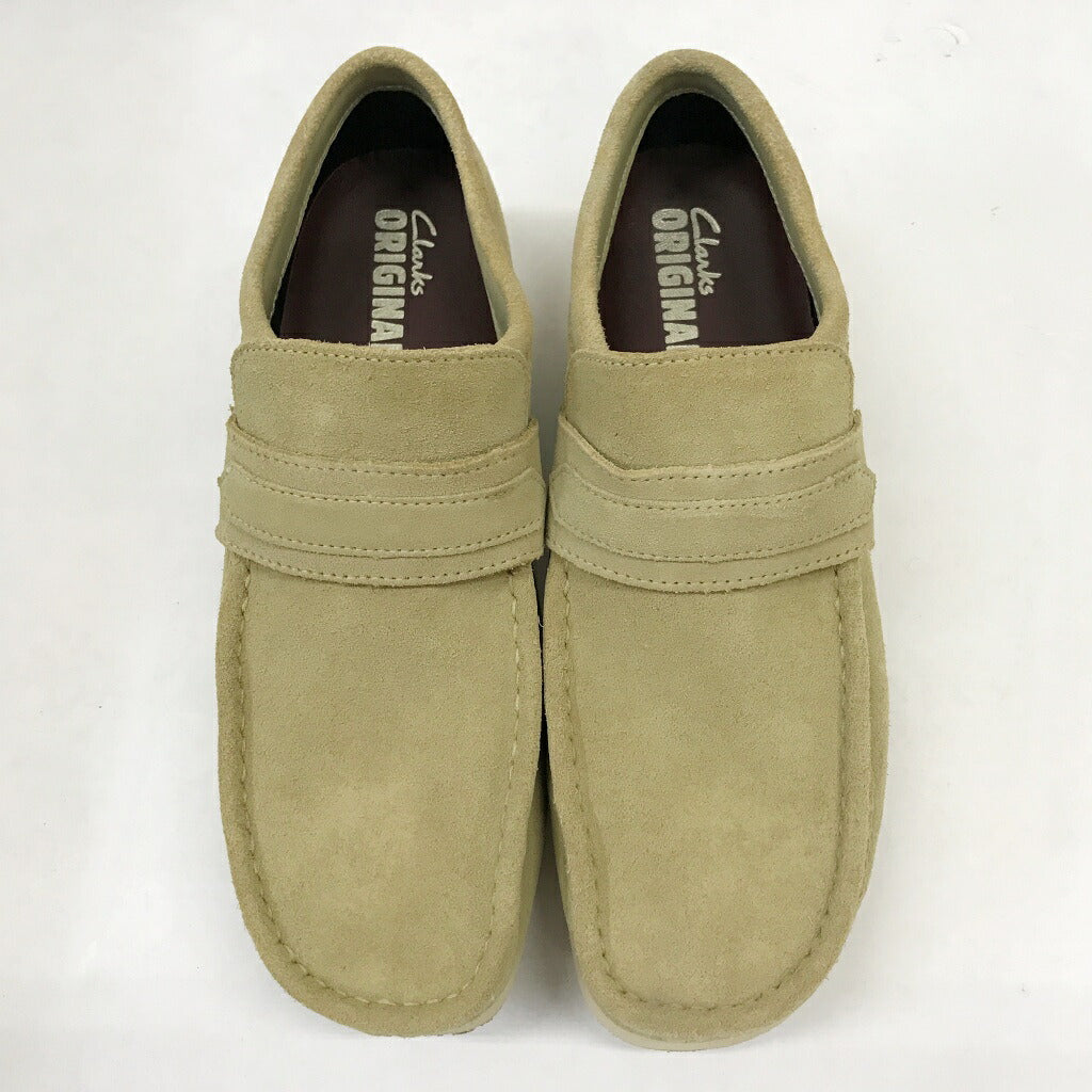 Clarks WallaLoafer GTX Maple Suede Loafer Beige Size 26.5
