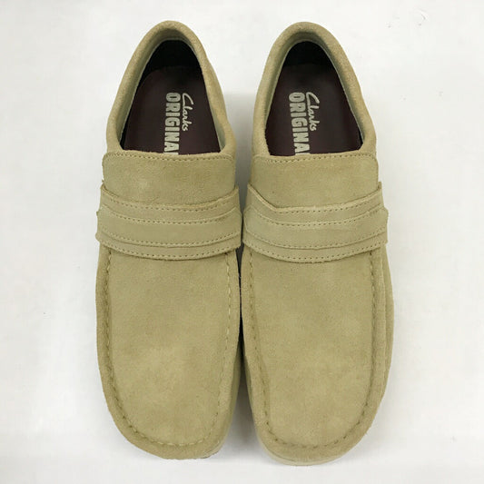 Clarks WallaLoafer GTX Maple Suede Loafer Beige Size 26.5