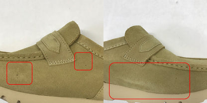Clarks WallaLoafer GTX Maple Suede Loafer Beige Size 26.5