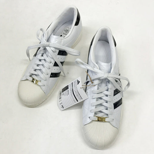 A BATHING APE x adidas Superstar V White Sneakers Size 28