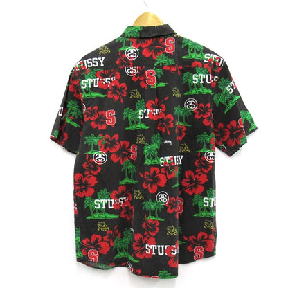 STUSSY Botanical Floral Aloha Shirt Multi Size M