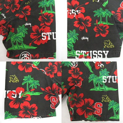 STUSSY Botanical Floral Aloha Shirt Multi Size M