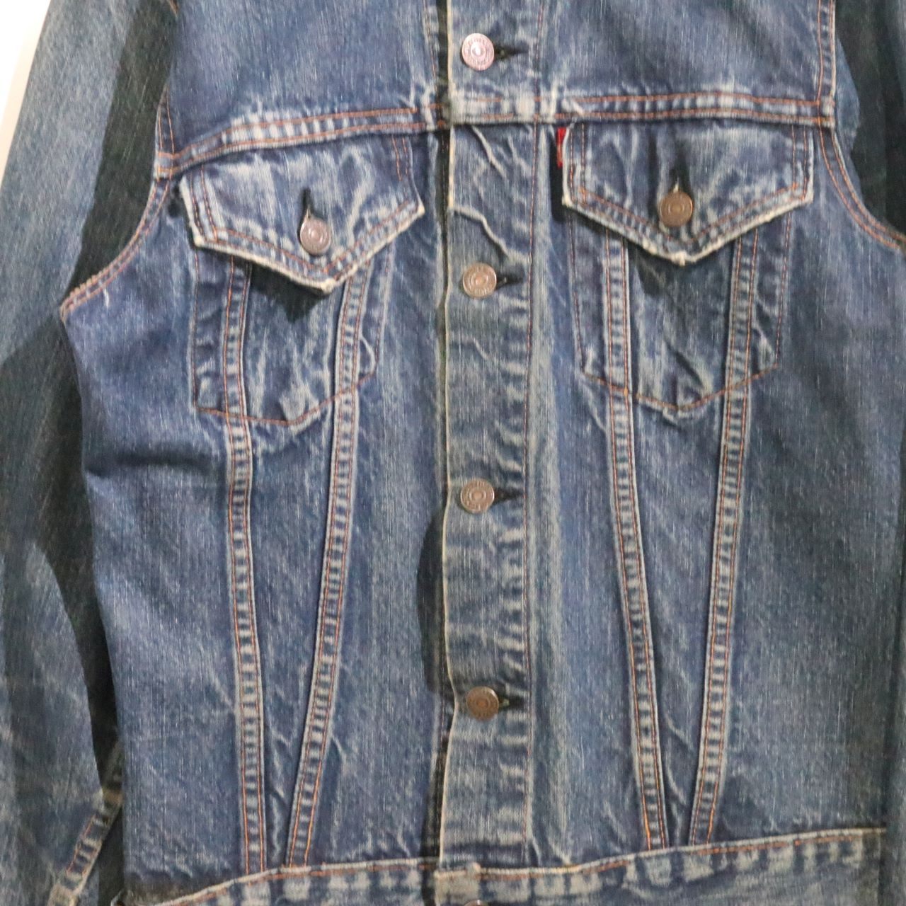 Levi's 60s 70s Vintage BIG-E 70505 Jacket Navy Size XS