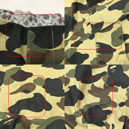 A BATHING APE x TORAICHI 1ST CAMO Nikka Pants Green Size M