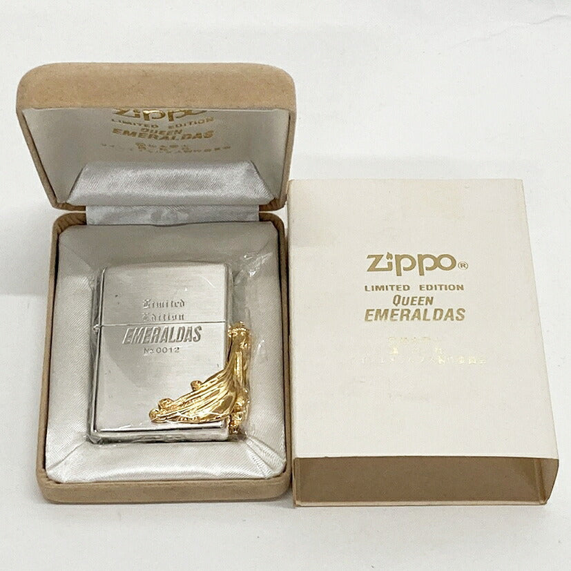 Zippo 1998 Queen Emeraldas Silver Lighter