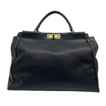 FENDI Peekaboo Large Beaded ZUCCA Handbag Size ONE SIZE