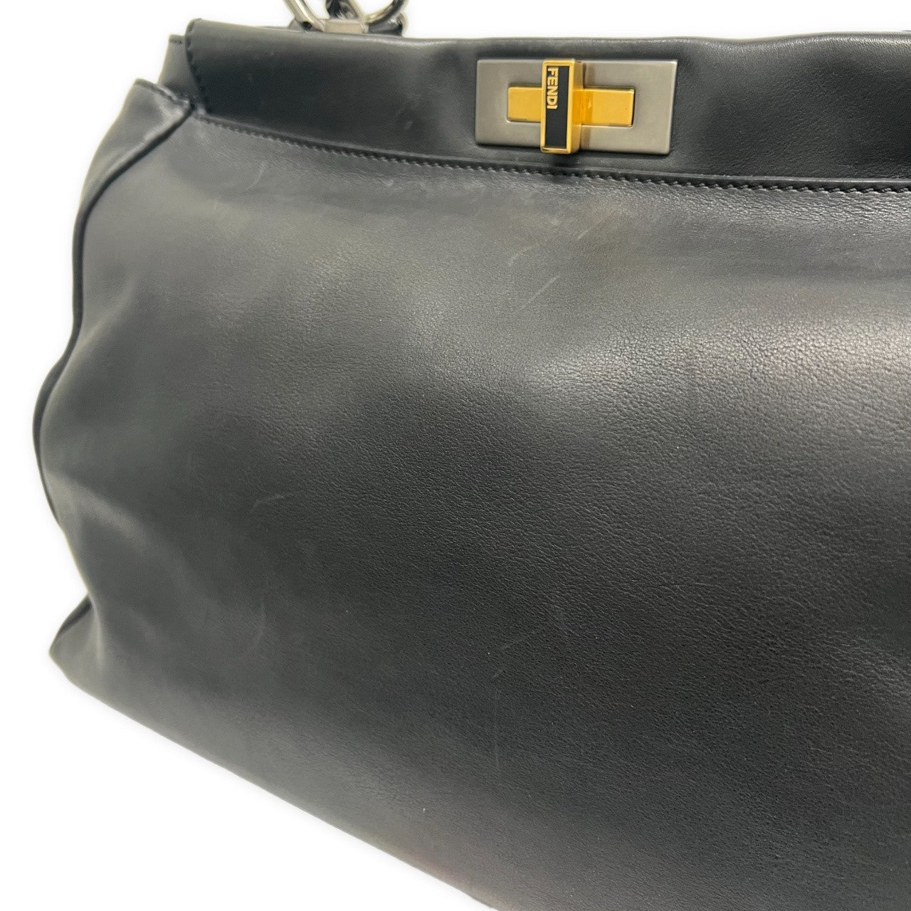 FENDI Peekaboo Large Beaded ZUCCA Handbag Size ONE SIZE