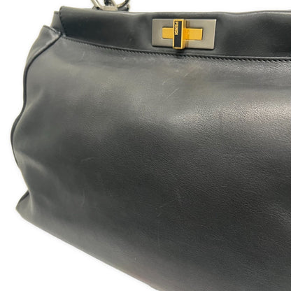 FENDI Peekaboo Large Beaded ZUCCA Handbag Size ONE SIZE