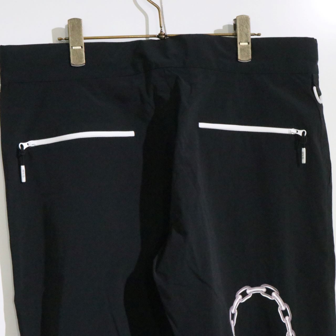 99%IS Zipper Nylon Pants Black Size 4