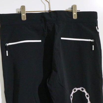 99%IS Zipper Nylon Pants Black Size 4