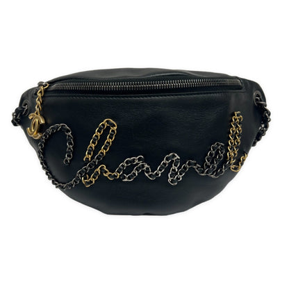CHANEL 20SS SIGNE Coco Mark Chain Bag Black Size ONE SIZE