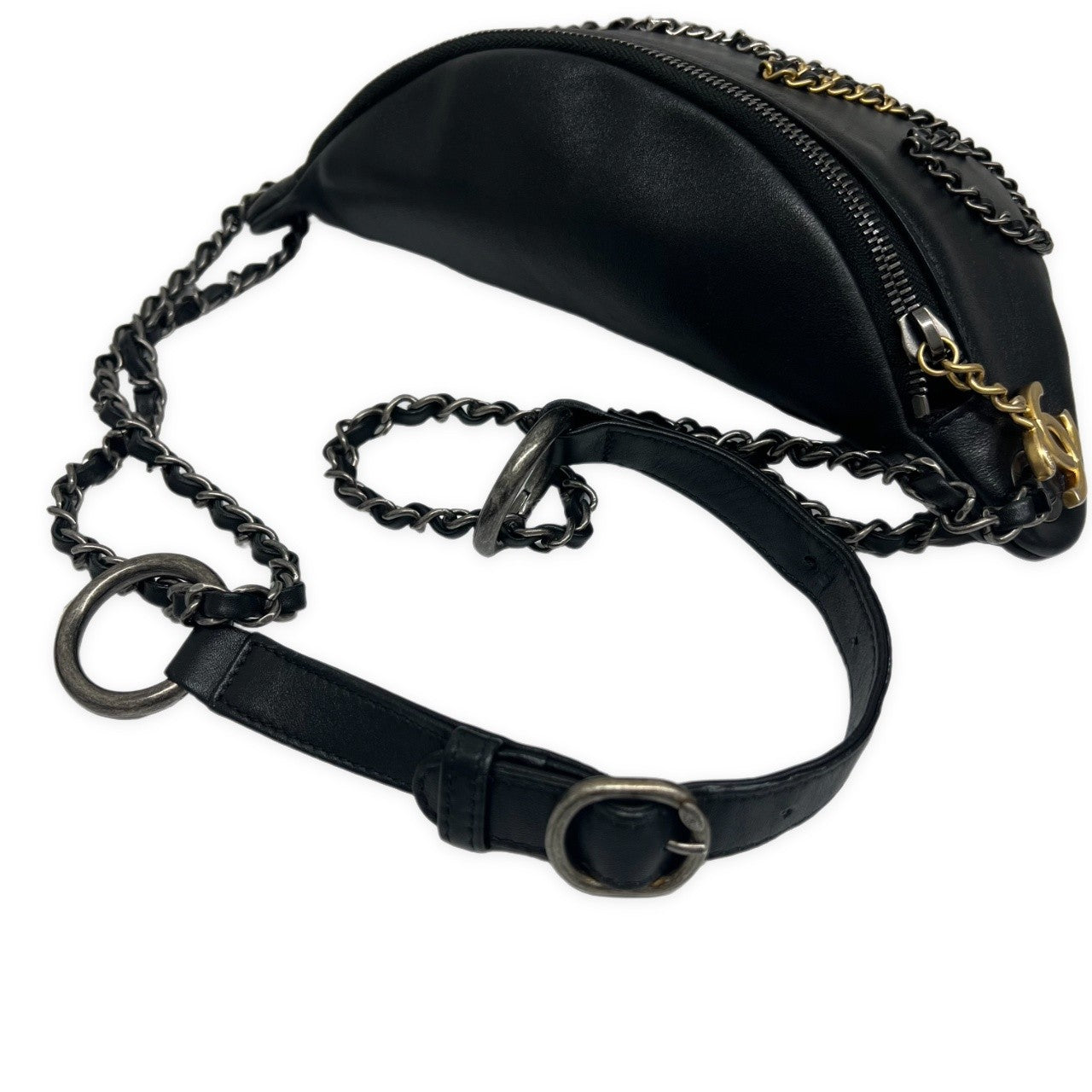 CHANEL 20SS SIGNE Coco Mark Chain Bag Black Size ONE SIZE