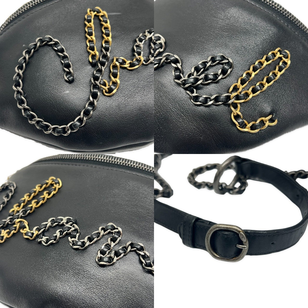 CHANEL 20SS SIGNE Coco Mark Chain Bag Black Size ONE SIZE