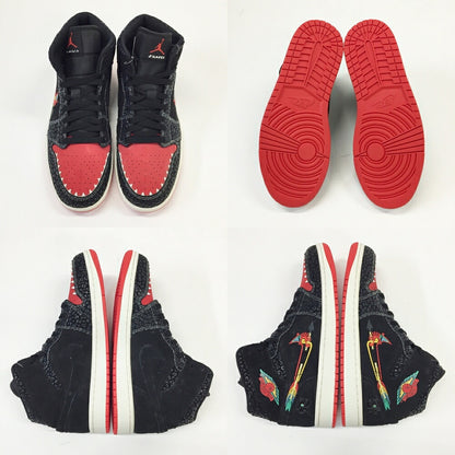 NIKE Air Jordan 1 Mid SE "Siempre Familia" Sneakers Size 9