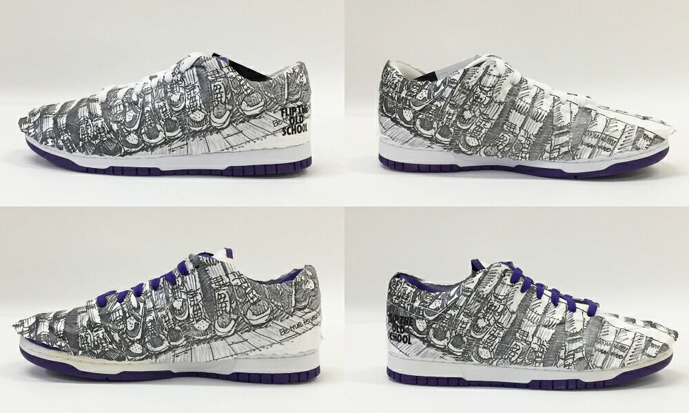 NIKE WMNS Dunk Low SE "Flip the Old School" Sneakers Size 10
