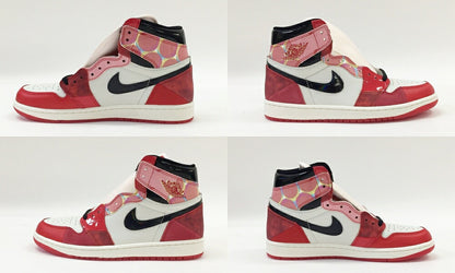NIKE Air Jordan 1 High OG SP "Spider-Man" Sneakers Size 9