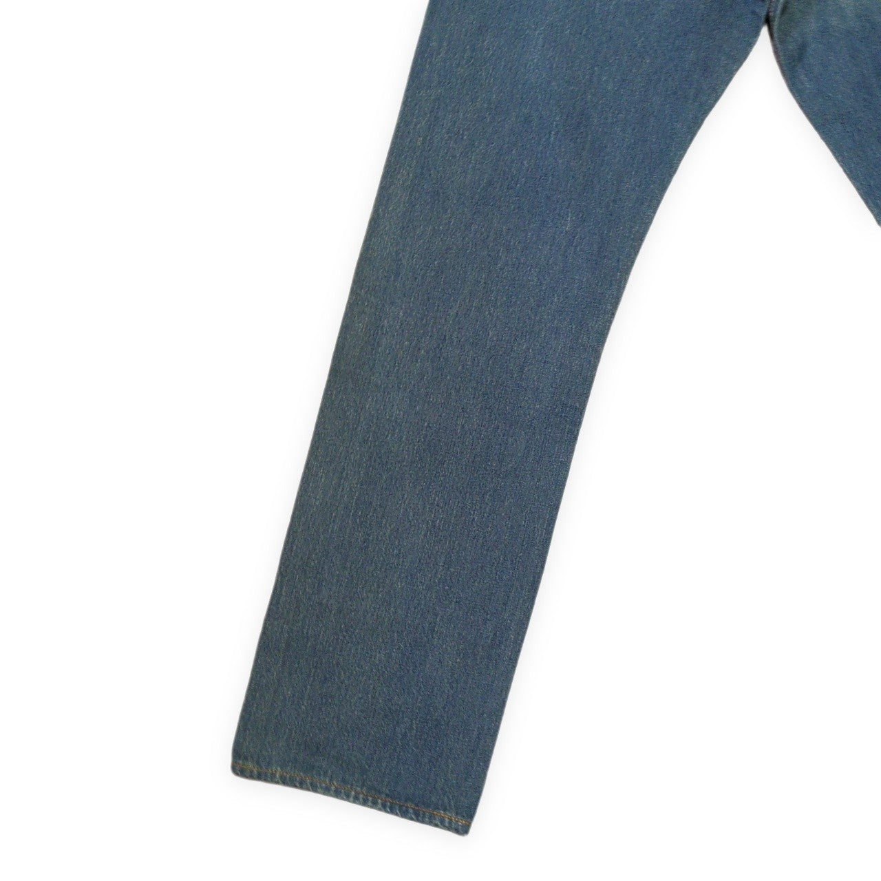 EVISU Lot.0001 Double Knee White Paint Jeans Blue Size 30