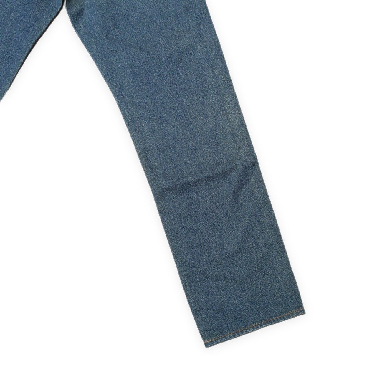 EVISU Lot.0001 Double Knee White Paint Jeans Blue Size 30