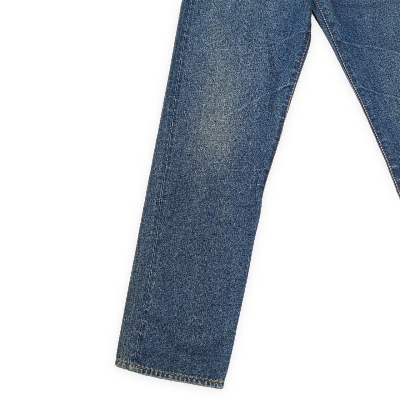 EVISU Lot.0001 White Seagull Paint Blue Jeans Size 28