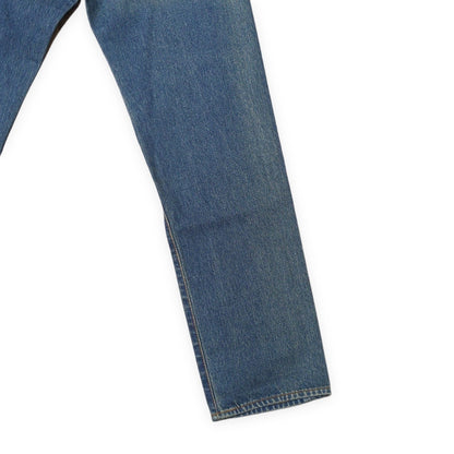 EVISU Lot.0001 White Seagull Paint Blue Jeans Size 28