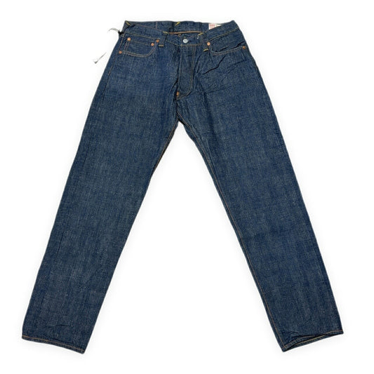 EVISU Lot.2111 "Shinya" Leather Patch Jeans in JP Size 36
