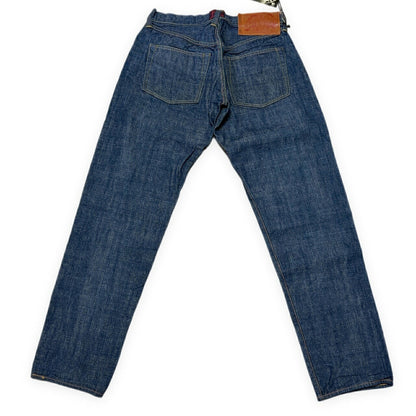 EVISU Lot.2111 "Shinya" Leather Patch Jeans in JP Size 36