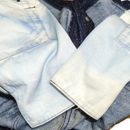 EVISU Lot.5501 Cotton Silk Nep Denim Indigo Blue Size 32