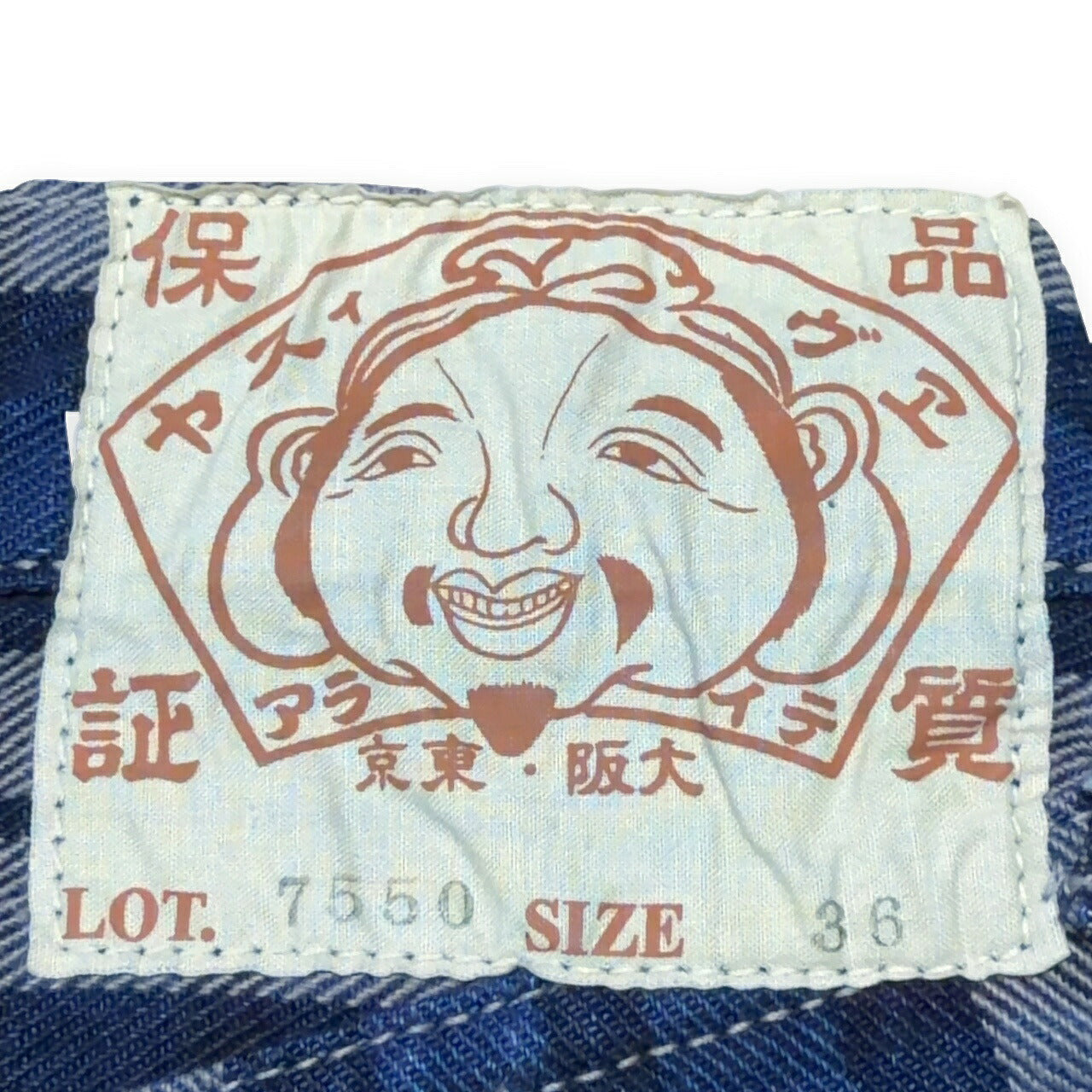 EVISU Yamane 7550 Check Cotton Shorts Blue Size 36