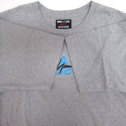 WILDSIDE YOHJI YAMAMOTO x WIND AND SEA T-Shirt Gray Size 4
