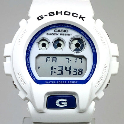 G-SHOCK DW-6900HDS-7 HIDDEN GLOW White Blue Watch Size ONE SIZE