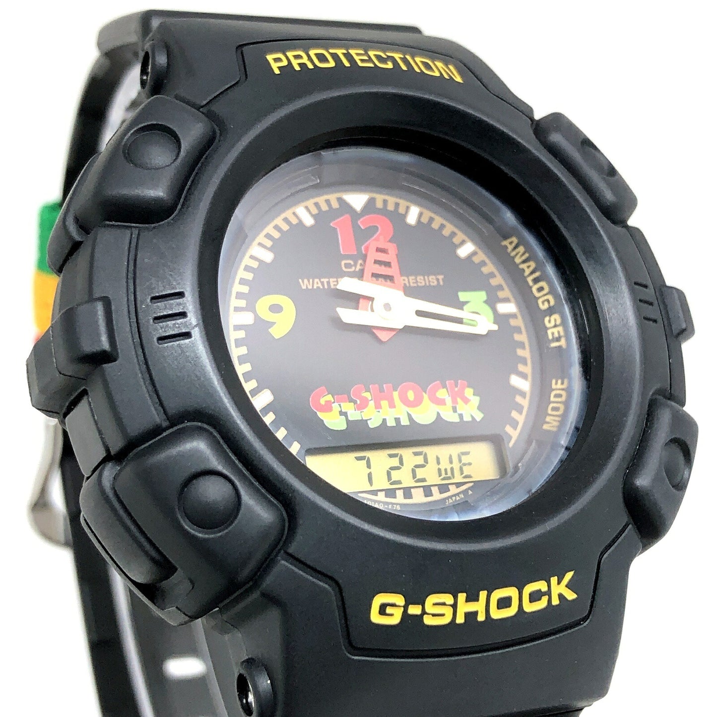 G-SHOCK AW-560J-1 90s Rasta Black Gold Watch Size ONE SIZE