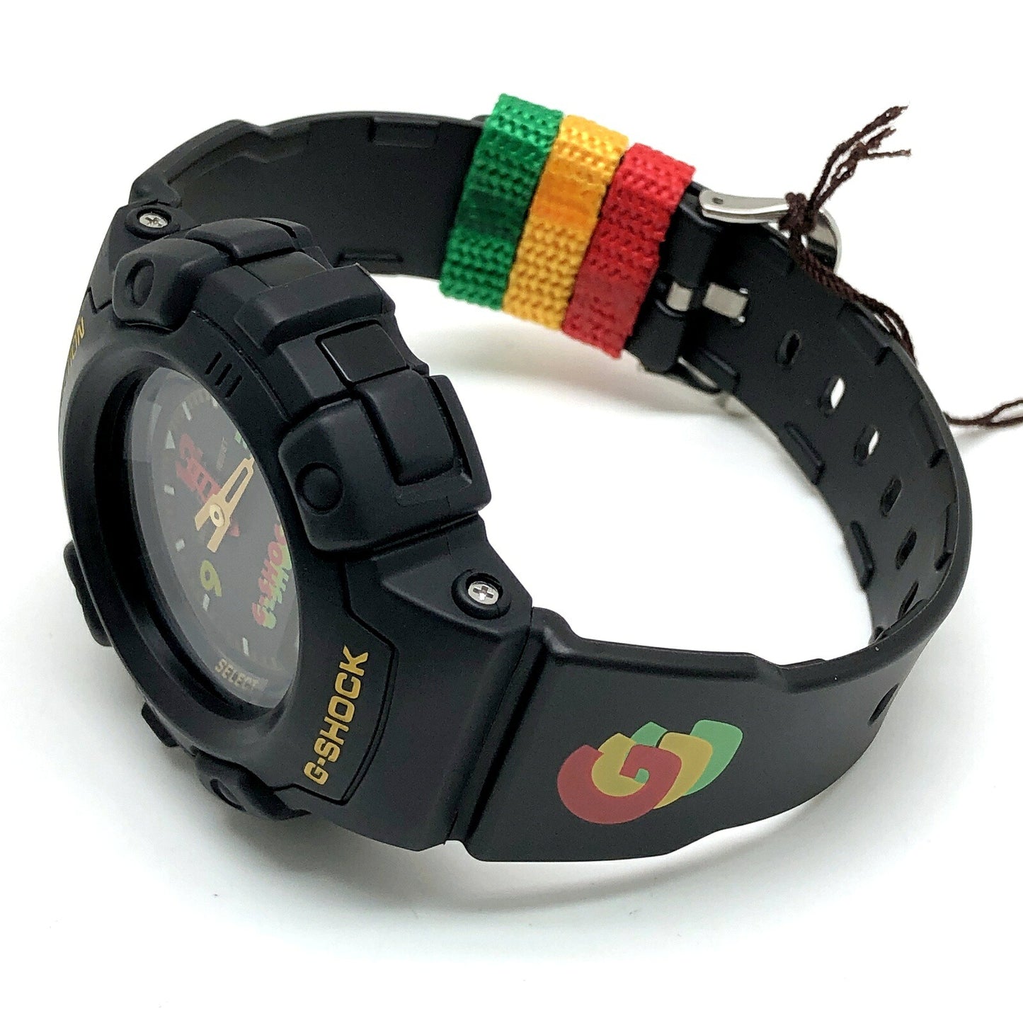 G-SHOCK AW-560J-1 90s Rasta Black Gold Watch Size ONE SIZE