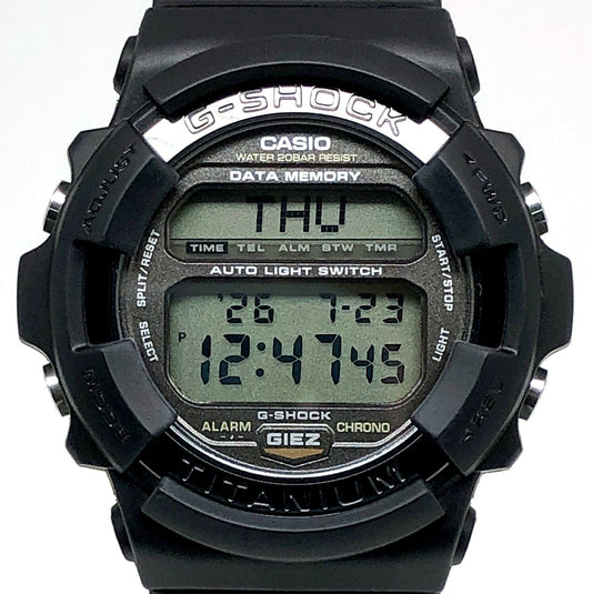 G-SHOCK GIEZ GS-100D-1A Titanium Black Silver Watch Size ONE SIZE