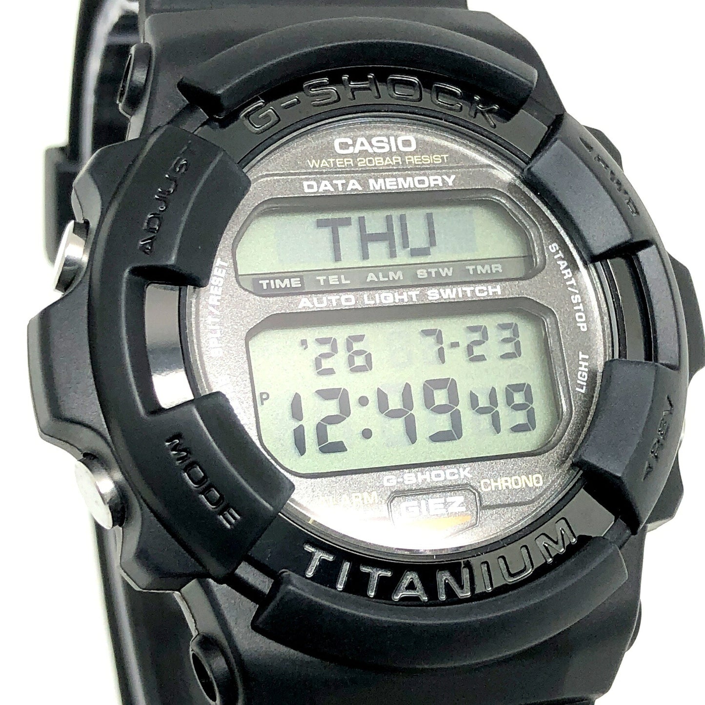 G-SHOCK GIEZ GS-100D-1A Titanium Black Silver Watch Size ONE SIZE