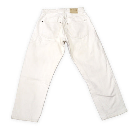STUSSY 90s Old Stussy Big Ol White Denim Jeans Size 32