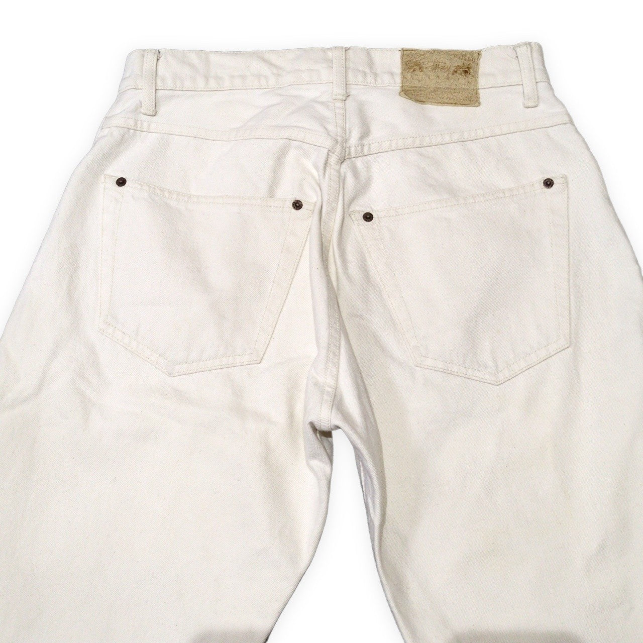 STUSSY 90s Old Stussy Big Ol White Denim Jeans Size 32