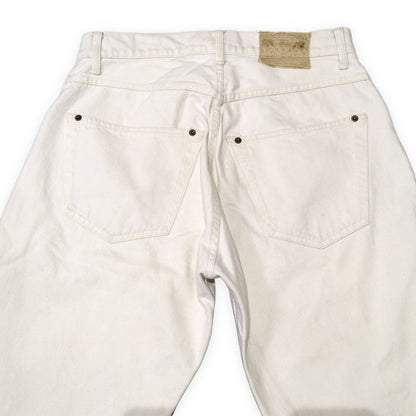 STUSSY 90s Old Stussy Big Ol White Denim Jeans Size 32