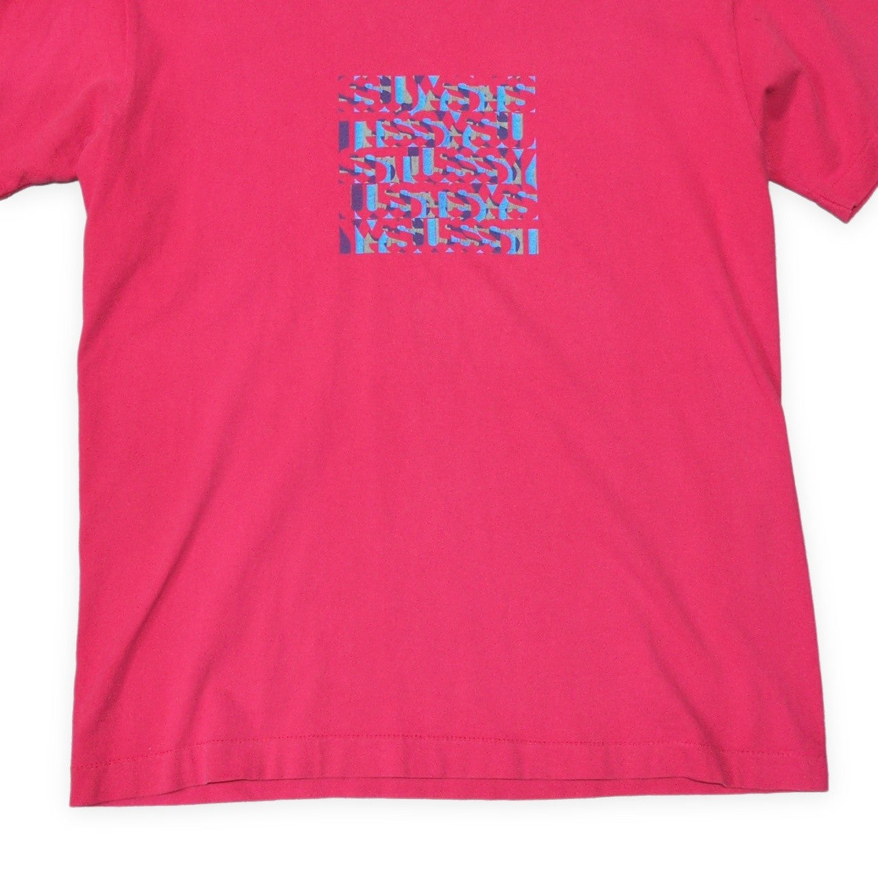STUSSY 90s Vintage USA Made Red T-Shirt Size M