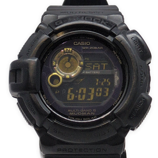 G-SHOCK MUDMAN Black Gold Tough Solar Watch Size ONE SIZE