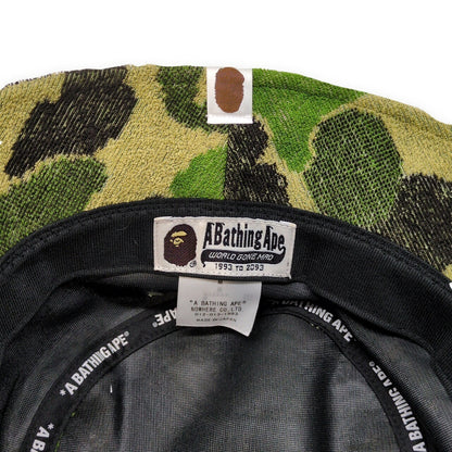 A BATHING APE ABC Camo Pile Jacquard Bucket Hat Size M