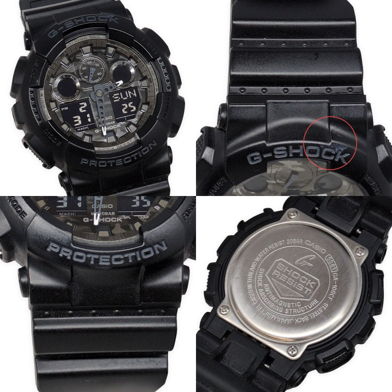 G-SHOCK GA-100CF-1AJF Watch Black Size ONE SIZE