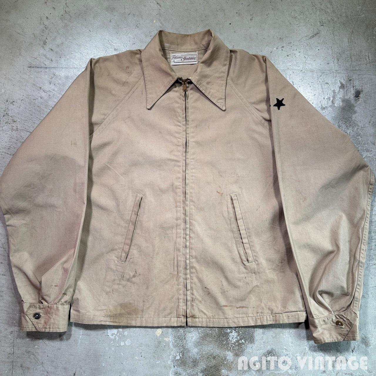 Reliance Yankshire 40s Cotton Poplin Work Jacket Size L